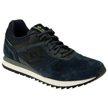 Chaussures Homme Polo Ralph Laure Runner Plus 95 IV Suede Bleu