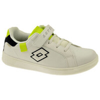 Chaussures Enfant Baskets mode Lotto 1973 EVO FLUO Blanc