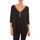 Vêtements Femme Tops / Blouses Housses de couettes By La Vitrine Top R5550 noir Noir