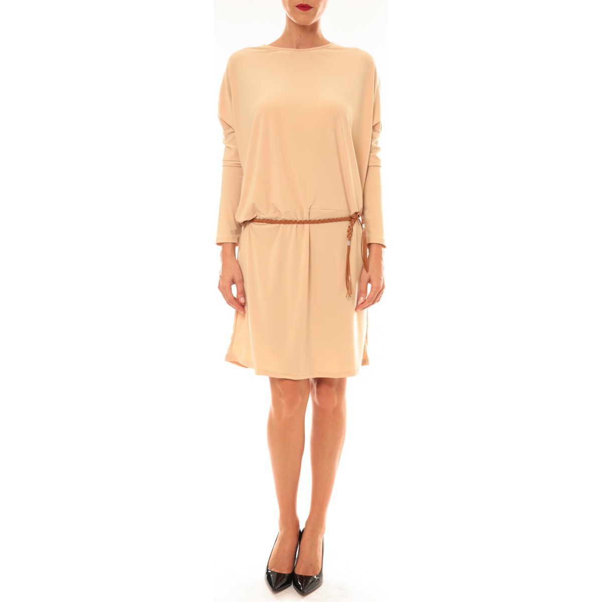 Vêtements Femme Robes Dress Code Robe 53021 beige Beige