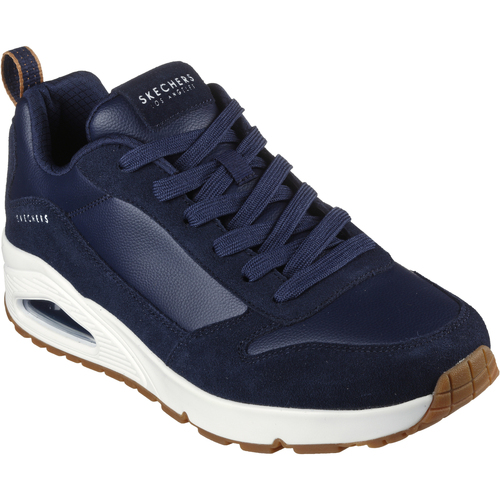 Chaussures Homme Baskets mode Skechers Uno - Stacre Bleu