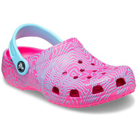 Chaussures Enfant Mules Crocs Sabot  CLASSIC TOPOGRAPHIC CLOG Rose