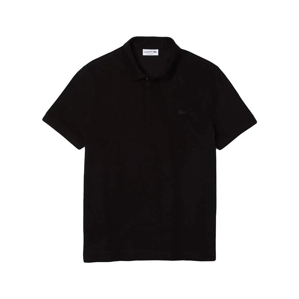 Vêtements Homme Polos manches courtes Lacoste Classic logo croco Noir