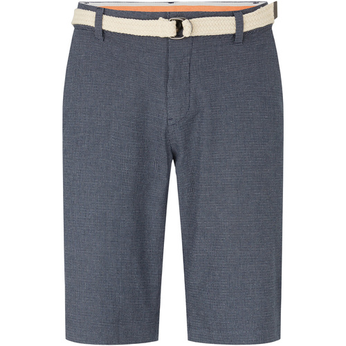 Vêtements Homme Shorts / Bermudas Tom Tailor Short coton chino Bleu