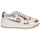 Chaussures Femme Baskets basses No Name KELLY shearling SNEAKER Blanc / Rose Doré