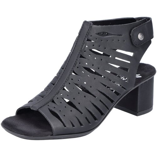 Chaussures Femme Sandales et Nu-pieds Rieker  Noir