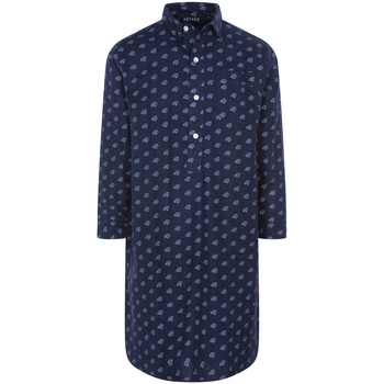 Vêtements Homme Pyjamas / Chemises de nuit Arthur Chemise de nuit coton biologique Bleu marine