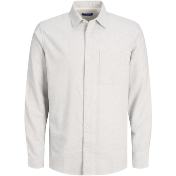 Vêtements Homme Chemises manches longues Jack & Jones Chemise regular fit Blanc