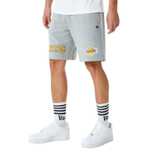 Vêtements ruched Shorts / Bermudas New-Era Short NBA Los Angeles Lakers N Multicolore