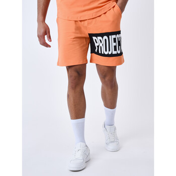 Vêtements Homme Shorts / Bermudas Camisa Manga Longa Calvin Klein Jeans Short 2340038 Orange