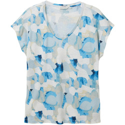 Vêtements Femme T-shirts manches courtes Tom Tailor 146215VTPE23 Bleu