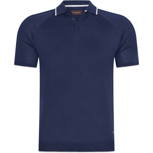 Vêtements Homme Polos manches courtes Cappuccino Italia Anglozine Shirts for Men Bleu