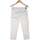 Vêtements Femme Pantalons LTB pantalon droit femme  36 - T1 - S Blanc Blanc