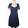 Vêtements Femme Utilisez au minimum 1 lettre majuscule robe courte  38 - T2 - M Bleu Bleu