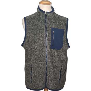 gilet abercrombie and fitch  gilet homme  42 - t4 - l/xl gris 