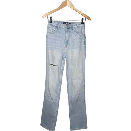 Hollister Jean Droit Homme 34 - T0 - Xs Bleu - Vêtements Jeans droit Homme  15,00 €