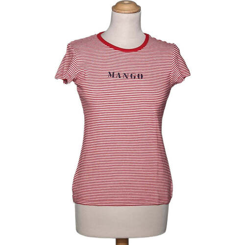 Vêtements Femme T-shirts & Polos Mango top manches courtes  38 - T2 - M Rouge Rouge