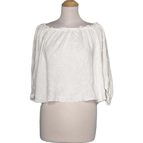 Vêtements Femme T-shirts & Polos Mango top manches longues  40 - T3 - L Blanc Blanc
