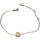 Montres & Bijoux Femme Bracelets Nomination Bracelet  collection My Bonbons lettre F Blanc