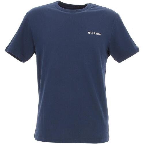 Vêtements Homme T-shirts & Polos Columbia Csc basic logo short sleeve Bleu