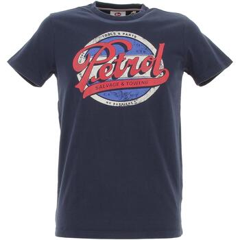 Vêtements Garçon T-shirts manches courtes Petrol Industries Boys t-shirt ss classic print Bleu marine