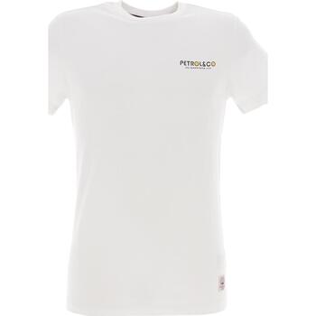Vêtements Homme T-shirts manches courtes Petrol Industries Men t-shirt ss Blanc