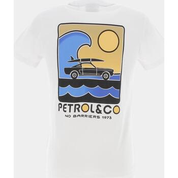 Petrol Industries Men t-shirt ss Blanc