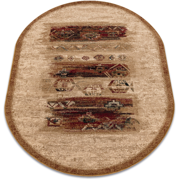 Maison & Déco Tapis Rugsx Tapis en laine OMEGA ovale MODENA rubis 200x300 cm Beige