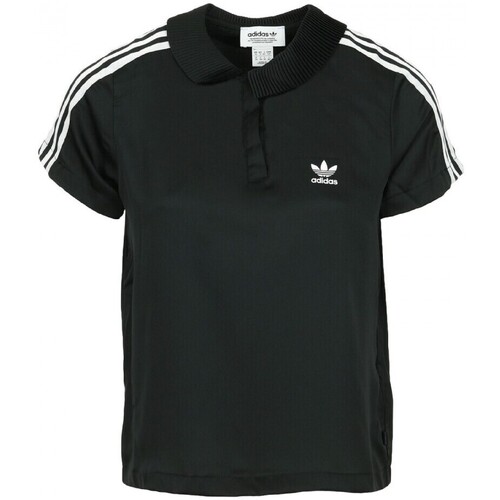 Vêtements Femme T-shirts & Polos adidas Originals 3 Stripes Noir
