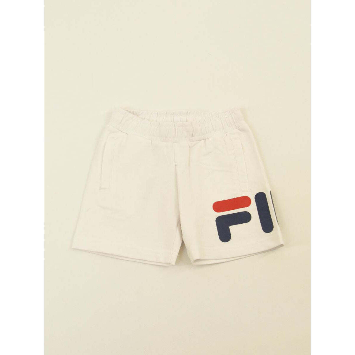 Vêtements Garçon Shorts / Bermudas Fila slim Blanc