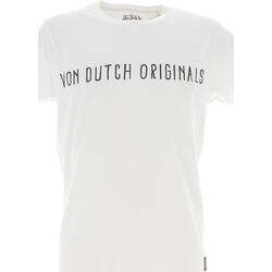 Vêtements Homme T-shirts manches courtes Von Dutch Tee-shirt mc regular fit Blanc