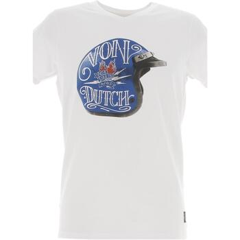 Vêtements Homme Save The Duck Von Dutch Tee-shirt mc regular fit Blanc