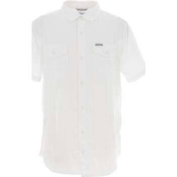 Vêtements Homme Chemises manches courtes Columbia Utilizer ii solid short sleeve shirt Blanc