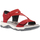 Chaussures Femme Sandales et Nu-pieds Rieker Sandales bandes auto-agrippantes Rouge