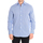 Vêtements Homme Chemises manches longues CafÃ© Coton MICROVICHY4-33LS Bleu