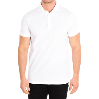 Vêtements Homme Polos manches courtes Cafe' Coton WHITE-PLOLSMC Blanc