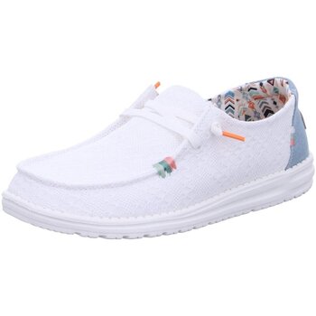 Chaussures Femme Mocassins Hey Dude dc7232-100 Shoes  Blanc