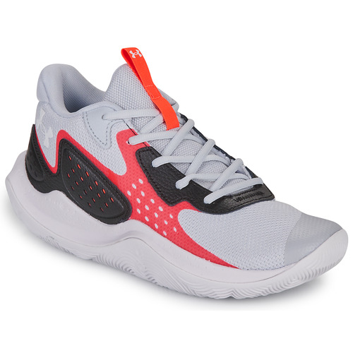 Chaussures Homme Basketball Under Covered Armour UA JET' 23 Gris / Noir / Rouge