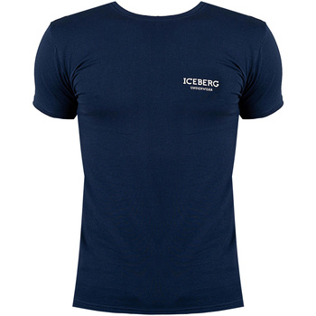 Vêtements Homme T-shirts manches courtes Iceberg ICE1UTS01 Bleu