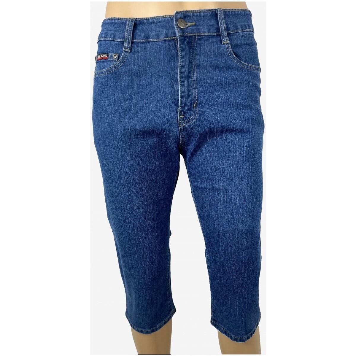 Vêtements Homme Shorts / Bermudas Kebello Pantacourt en jeans Bleu H Bleu