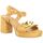 Chaussures Femme Sandales et Nu-pieds Pao Nu pieds cuir velours Marron