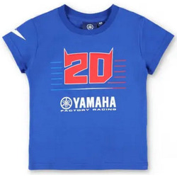 Vêtements Garçon T-shirts & Polos Yamaha Junior - T-shirt Fabio Quartararo - bleu Bleu