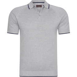 Vêtements Homme Polos manches courtes Cappuccino Italia Tipped Tricot Polo Gris