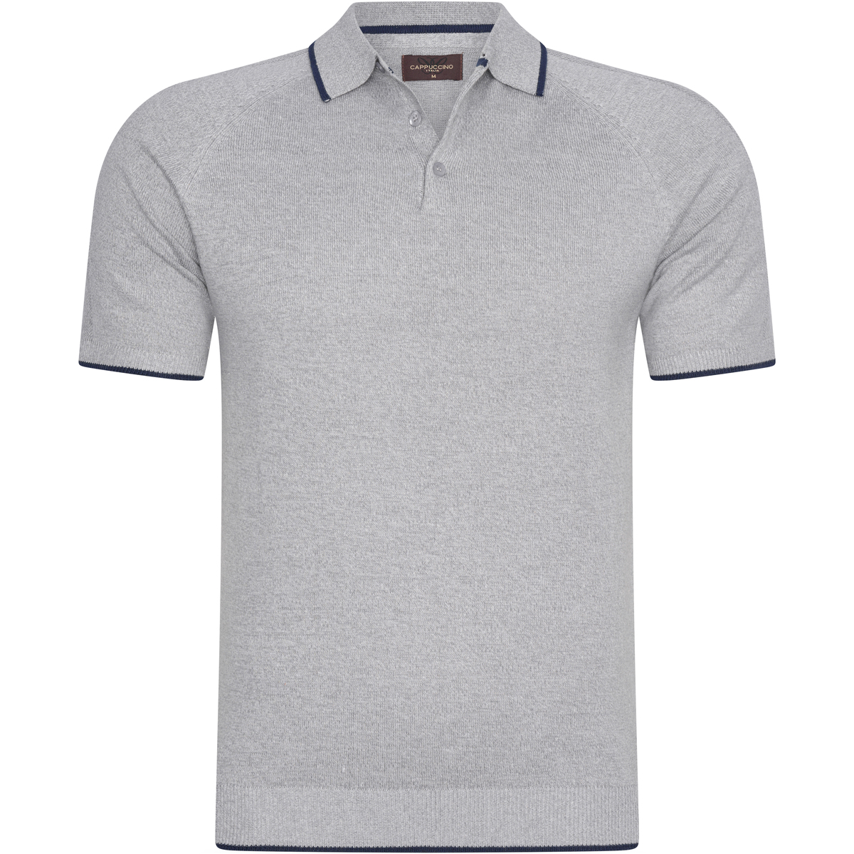 Vêtements Homme Polos manches courtes Cappuccino Italia Tipped Tricot Polo Gris