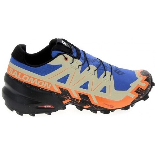 Chaussures Homme Running / trail Salomon Speedcross 6 Bleu Orange Bleu