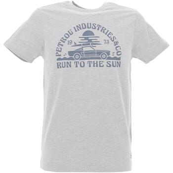 Vêtements Homme logo print short-sleeve T-shirt White Petrol Industries Men t-shirt ss Gris