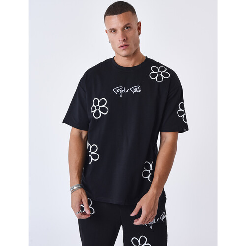 Vêtements Homme T-shirts THERMA-FIT & Polos Project X Paris Tee Shirt 2310004 Noir