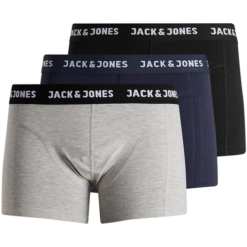Sous-vêtements Homme Boxers Jack & Jones Boxer coton fermé, lot de 3 Multicolore