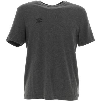 Vêtements Homme T-shirts manches courtes Umbro Sb net s lg t a gris chine fonce Gris Anthracite foncé