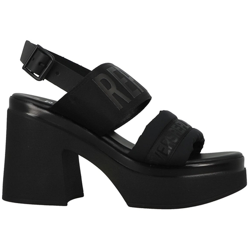 Chaussures Femme Vestes en jean Replay LYBRA WRITE Noir